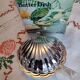 Beurrier coquillage  inox et verre
