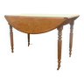 Table Louis Philippe a quatre pieds en orme massif xix siècle