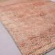 Peach Vintage Moroccan Rug 203 x 331 cm, Berber Shag Rug, Handmade Boho Rug
