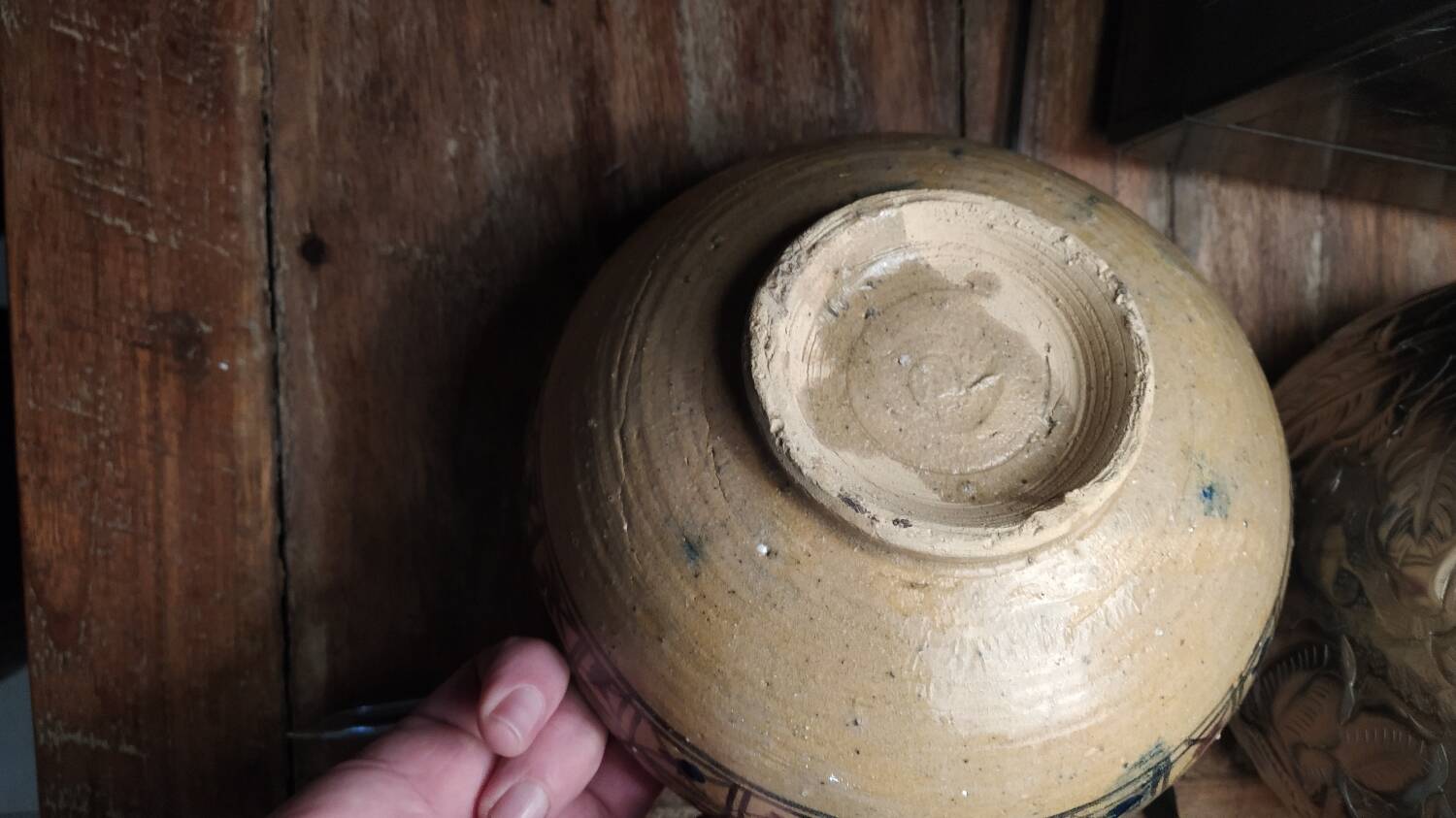 Old Qajar cup Persian ceramic 19th century