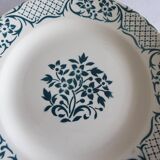 Set of 4 Digoin Sarreguemines dessert plates Versailles model