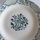 Ensemble de 4 assiettes à dessert Digoin Sarreguemines Modèle Versailles