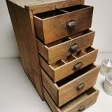 Old cabinet of craft drawer