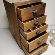 Old cabinet of craft drawer