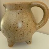 Tripod pitcher in glazed ceramic, signed Périgord pottery, 1950s/1960s