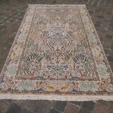Oriental Persian carpet handmade vintage Dwarf