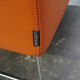 Canapé moroso - lowseat, cuir orange