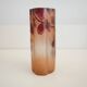 Legras quadrilobed vase from the "ruby" series in glass (1900 - 1910)