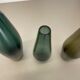 Set of three turmalin vases wilhelm wagenfeld wmf attributed, germany 1960s