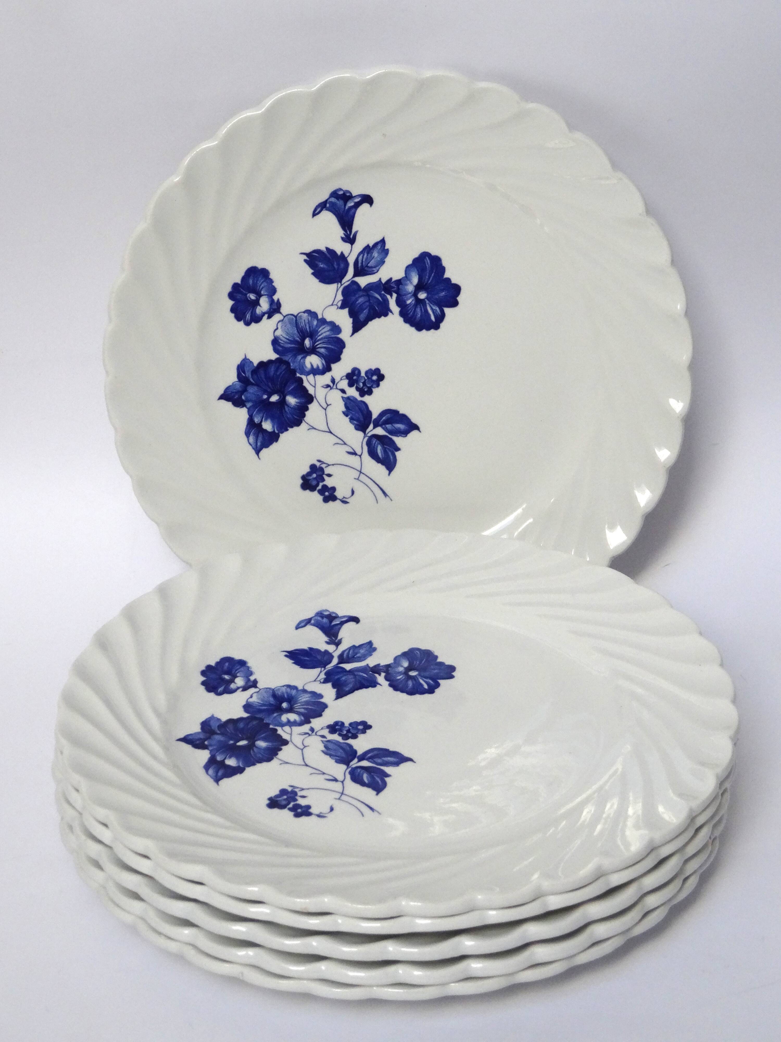 6 dessert plates Lunéville