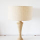 Vintage stone lamp reconstituted 1970