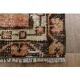 Vintage Turkish hallway rug handmade in orange-brown wool 93x291.