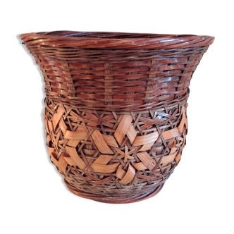 Braided wicker pot cover 60/70