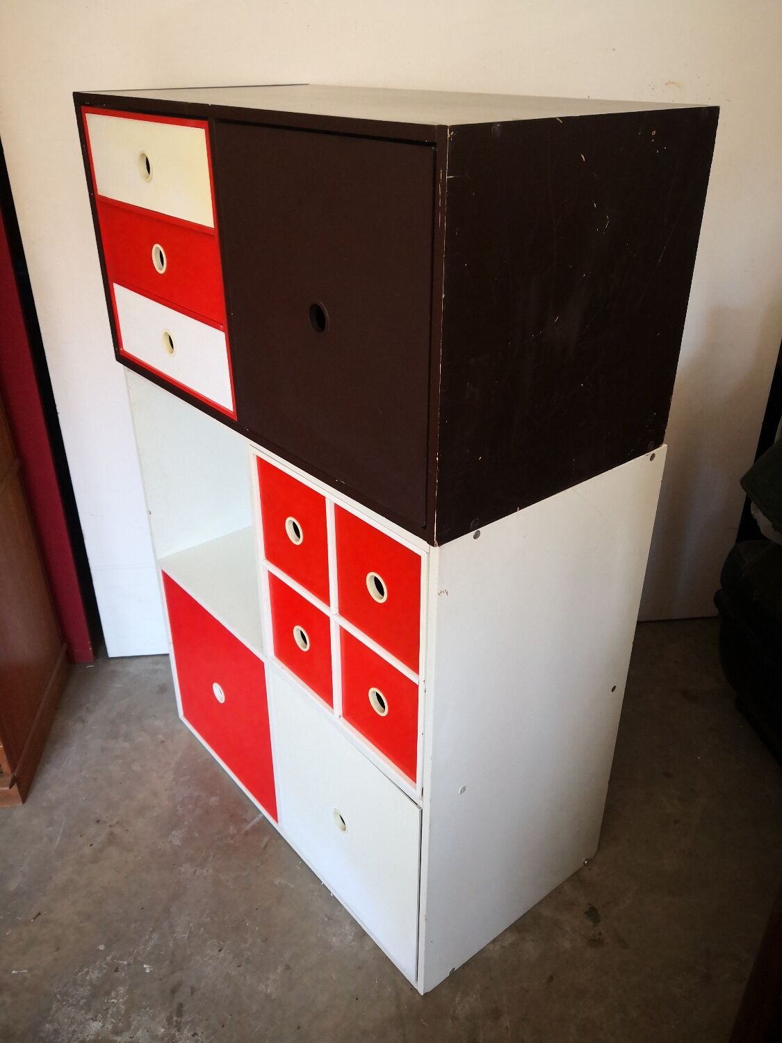 Storage cabinet of marc berthier for prisunic