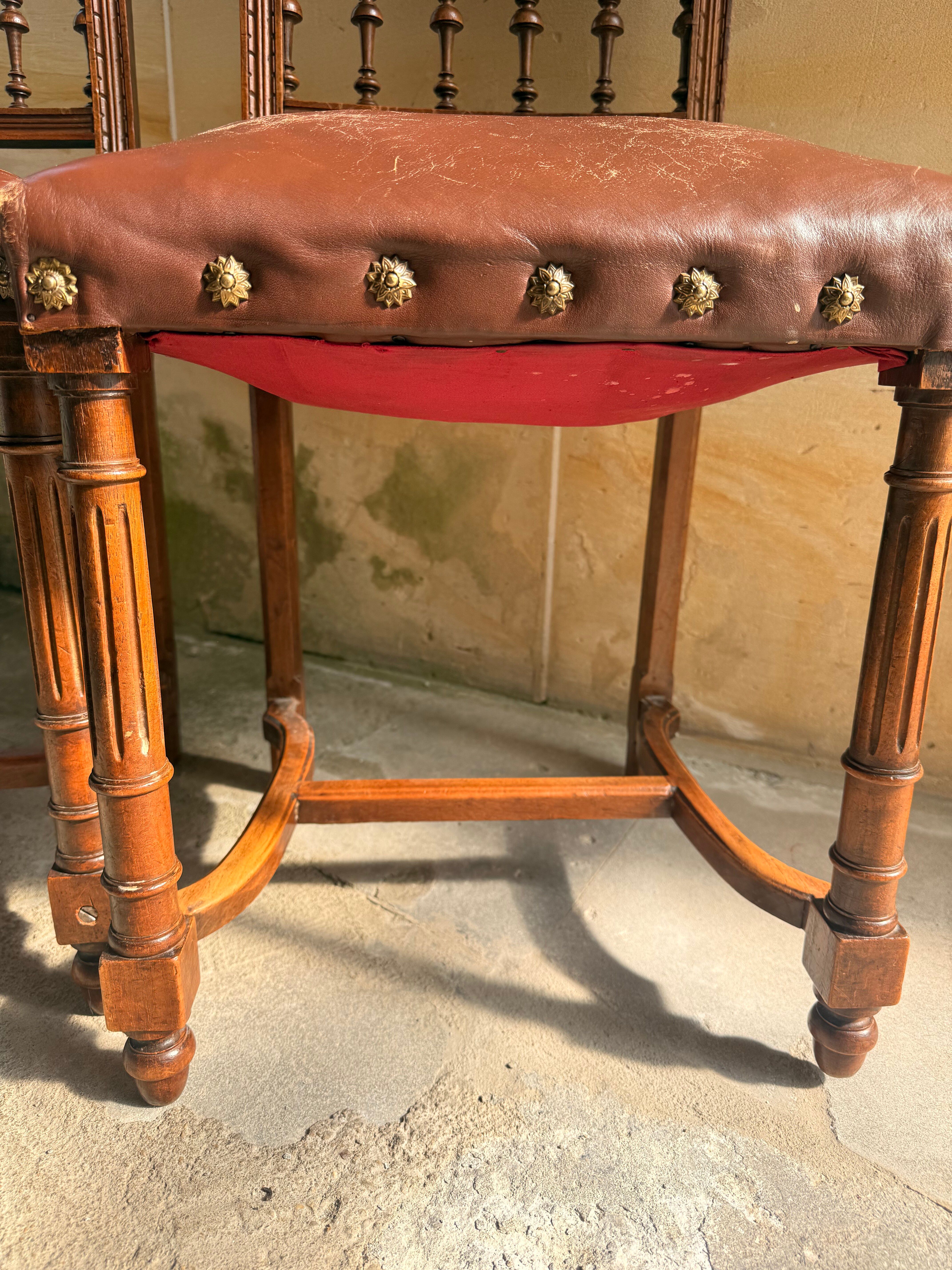 Pair of Neo-Renaissance chairs, France circa 1880