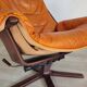 Fauteuil lounge vintage Göte Mobler 1960 pivotant et inclinable