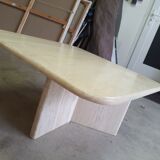Table basse en travertin Roche bobois