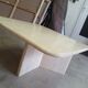 Table basse en travertin Roche bobois