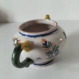 Small pot with dragon handles HENRIOT Quimper