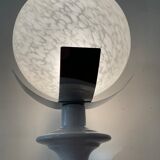 Vintage lamp globe vichy and ceramic 70s