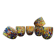 Set de 6 verres en verre soufflé vénitien avec murrine Effetre Murano