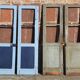 Double doors, two leaves, solid wood (Set of 4)