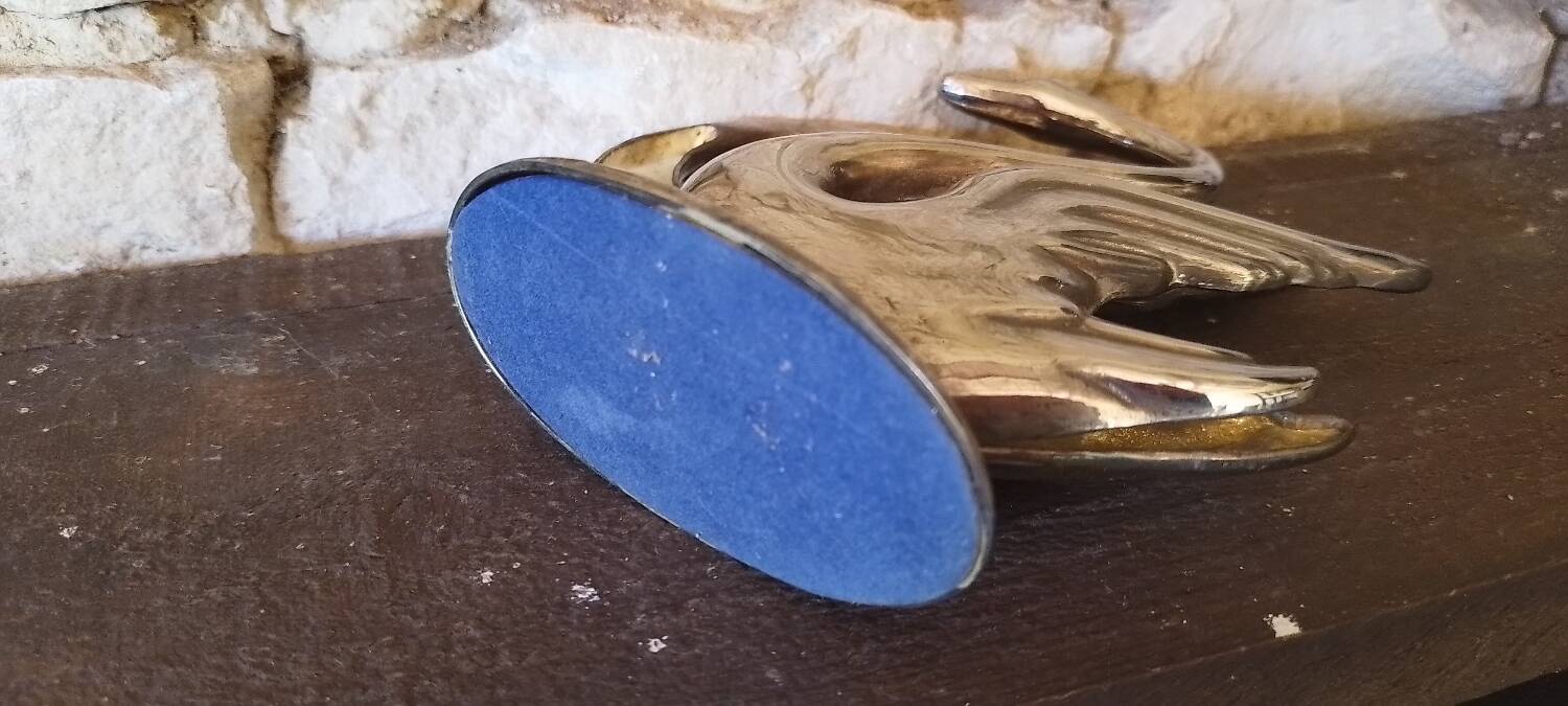 Vintage silver metal salt and pepper shaker