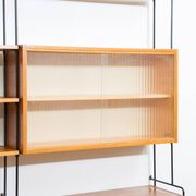 Mid-century teak shelf, designed by Hilker for Omnia, Germany, 1960s