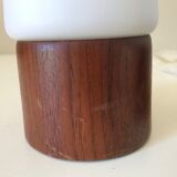 Pair of Philips teak lamps 60s