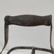 Two baskets metal and patinated wood early twentieth century