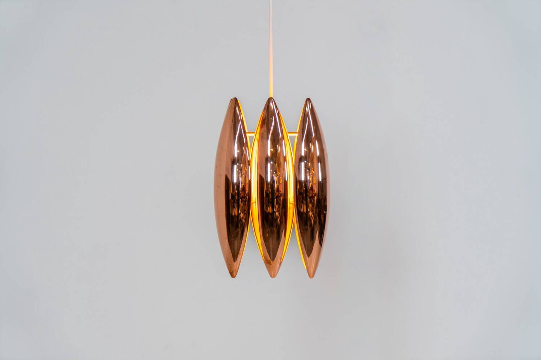 Copper suspension "Kastor" by Jo Hammerborg for Fog & Mørup