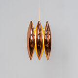 Rare copper “Kastor” pendel by Jo Hammerborg for Fog &