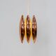 Copper suspension "Kastor" by Jo Hammerborg for Fog & Mørup