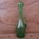 Green bubble glass carafe in Biot style