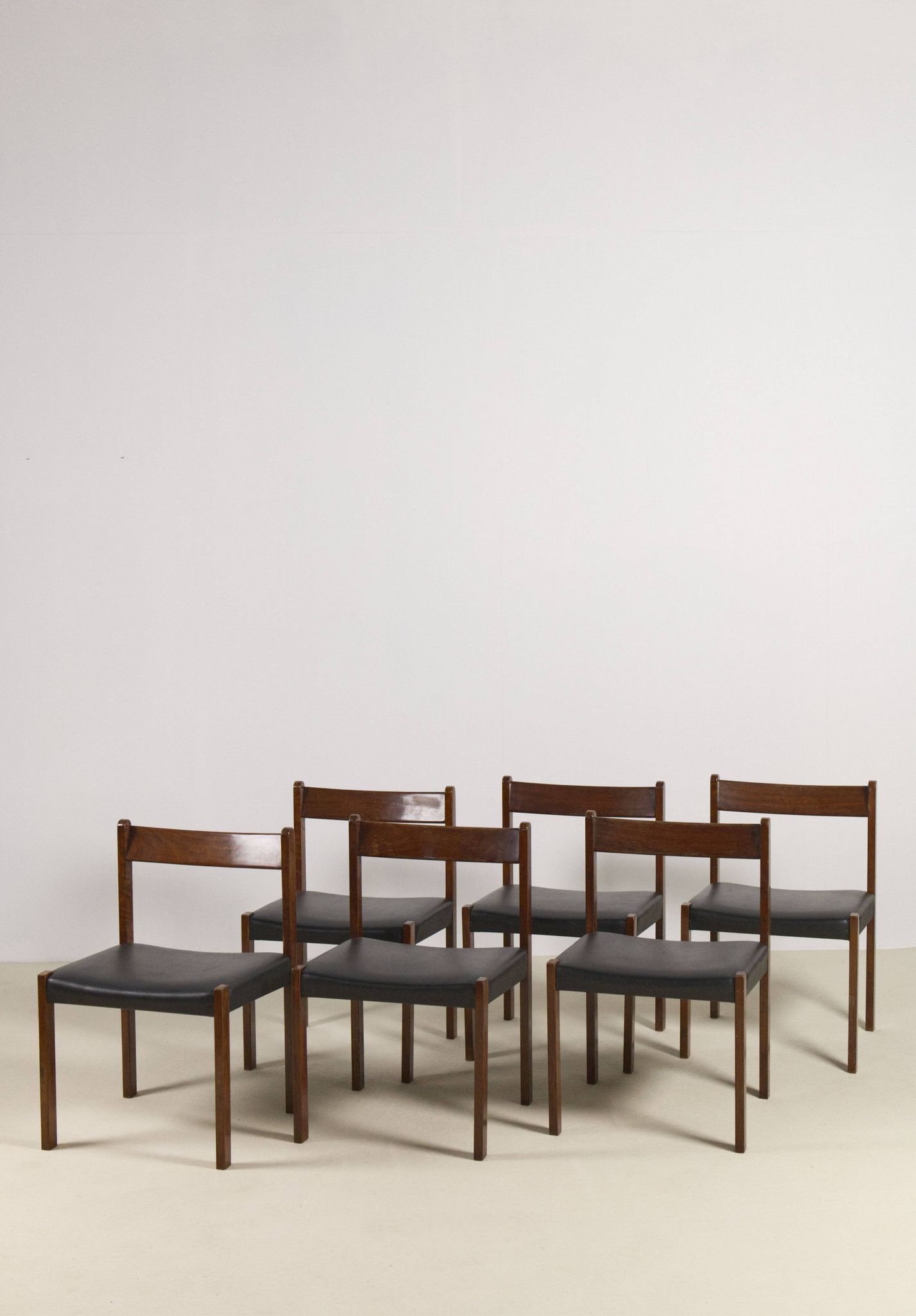 6x Dining chairs Alfred Hendrickx for Belform, 1960s, Belgium