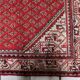1950s Handmade Wool Boteh Rug, Red and Ivory, 104 × 156 cm - 1C1299
