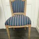 Old louis XVI style chair patinated wood