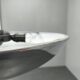 Bauhaus UFO Chandelier by Drupol, Chrome Glass Pendant, 1940s