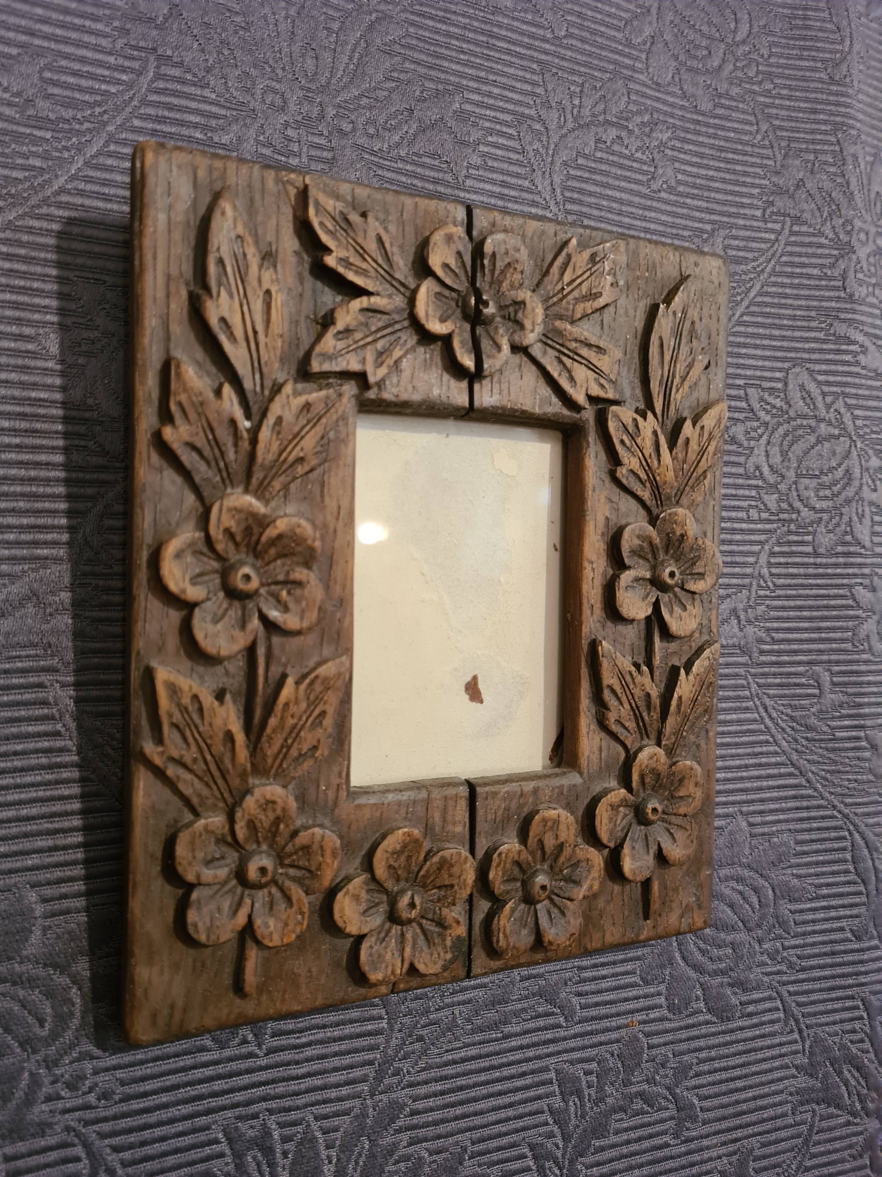 Frame carved folk art