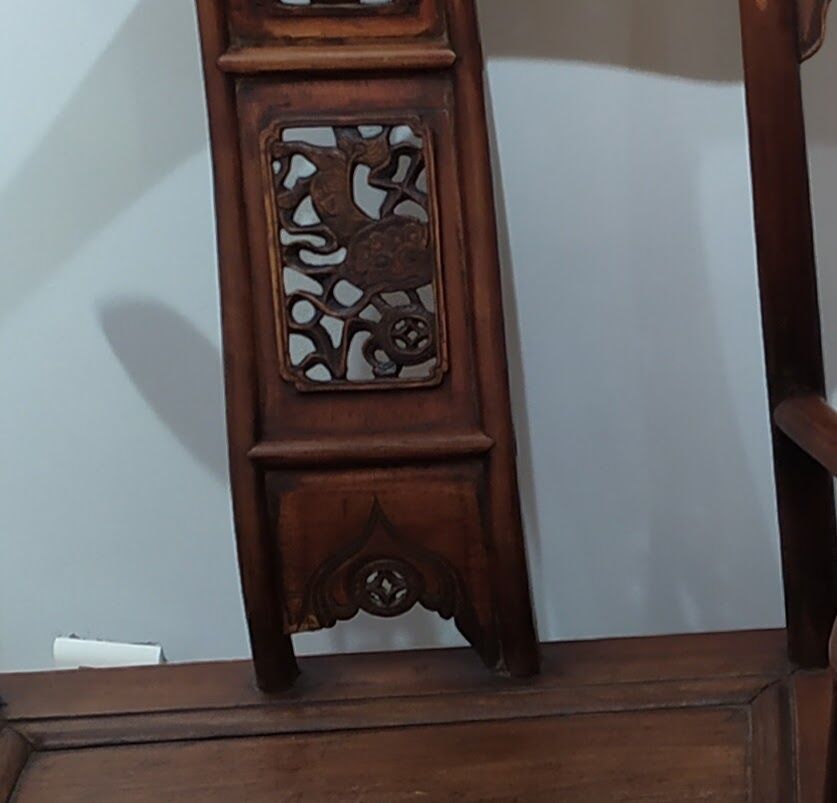 Pair of Chinese armchair, Late 18th century, Qing Dynasty