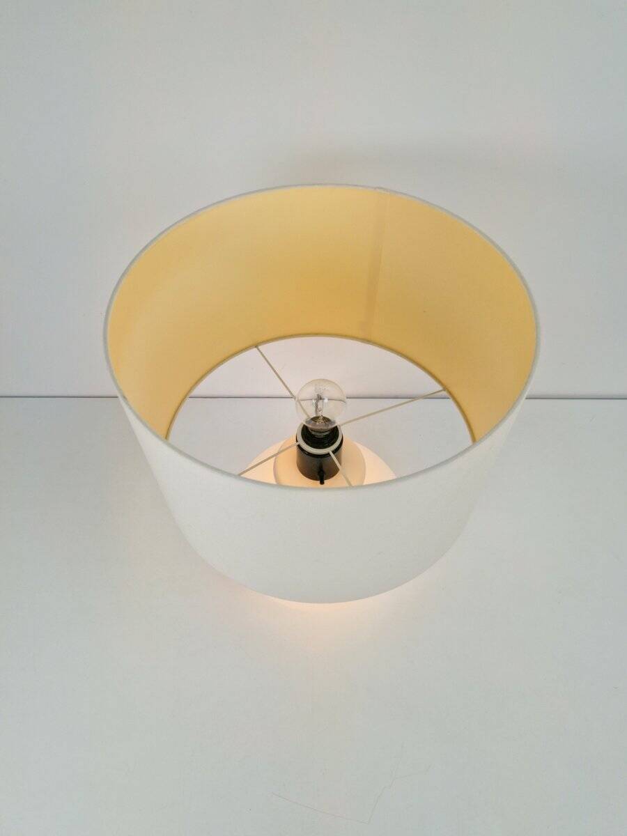 Lampe de table en verre vintage de Dijkstra, années 1960