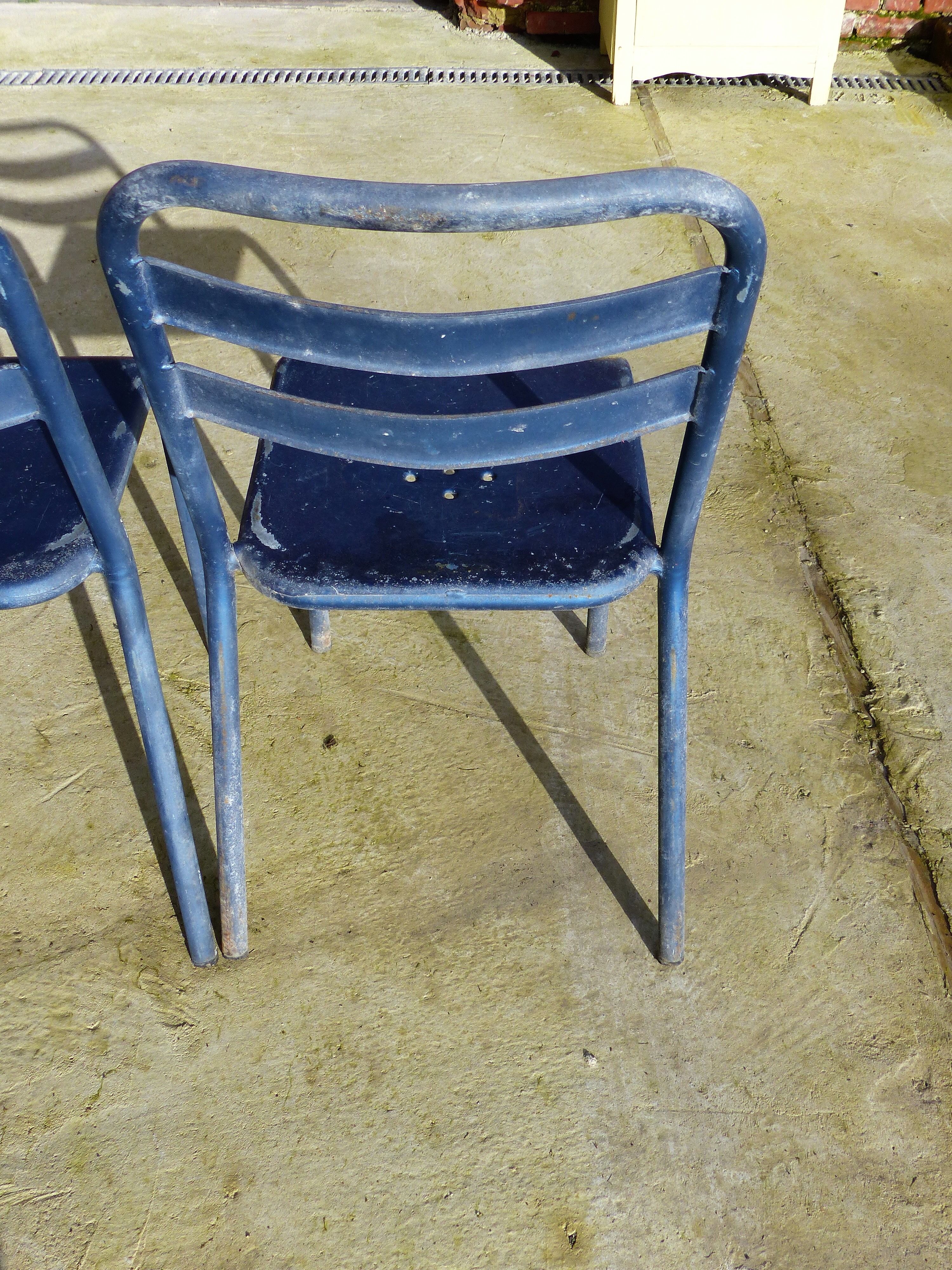 4 vintage bistro chairs