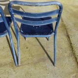 Suite de 4 chaises bistrot vintage