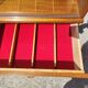 1960 vintage furniture teak plate showcase chest