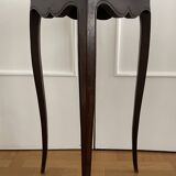 19th century walnut corner tripod table