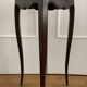 19th century walnut corner tripod table