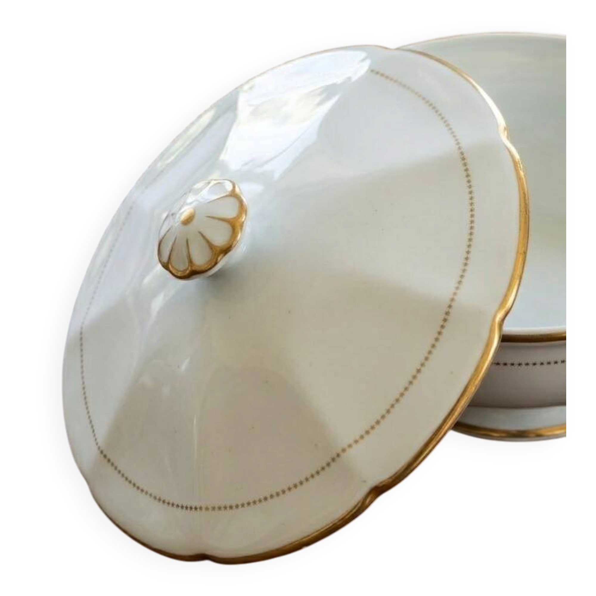 Limoges Porcelain Plate CG Cie Fine Gold Gilding