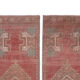 Set of 2 turkish carpets, 1970s, 47 x 126 - 47 x 128 cm