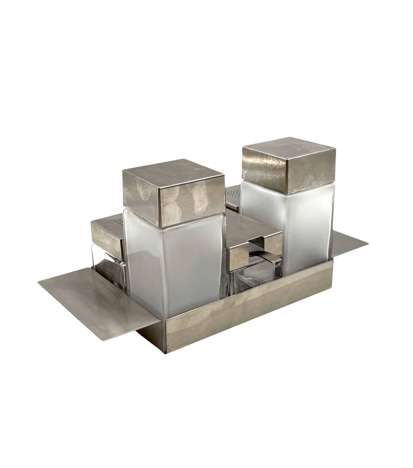 Hollywood regency Cruet-set, Manifattura Zani Italy, 1970s.