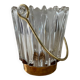Vintage glass ice bucket